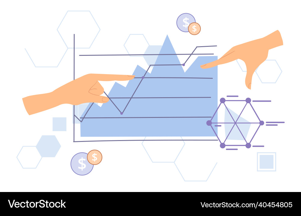 Concept of statistics Concept of statistics vector image