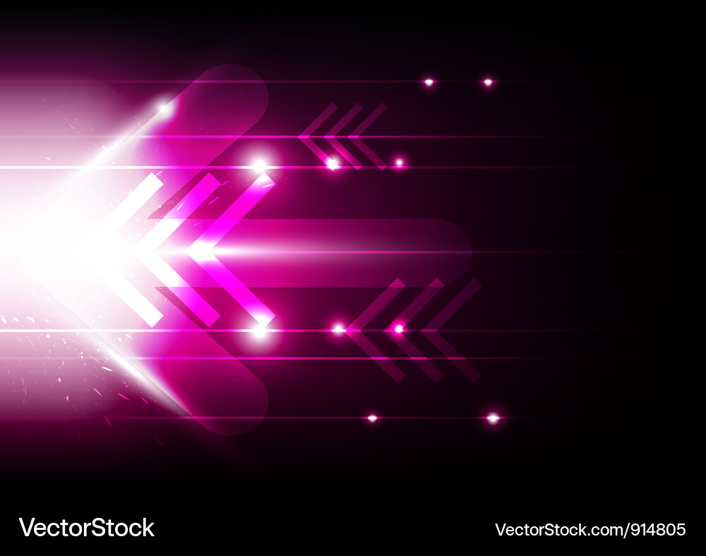 Dynamic Arrow Background vector image
