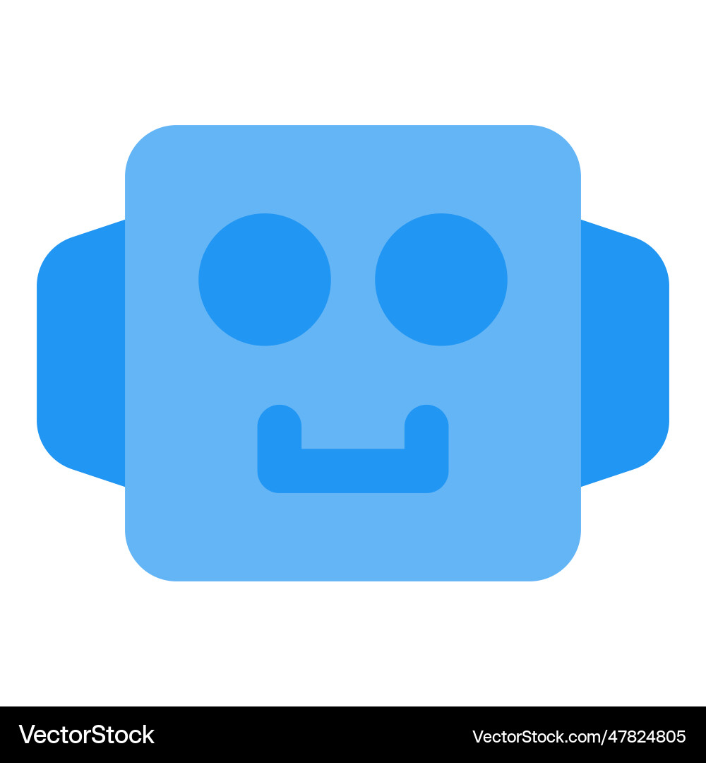 Robot an advanced mechanism that actions Vector Image