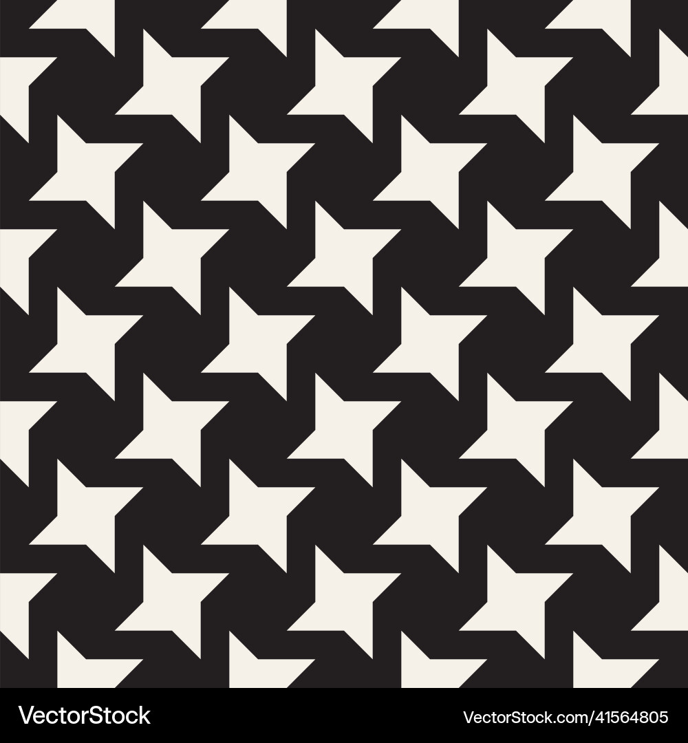 Seamless pattern repeating geometric elements vector image