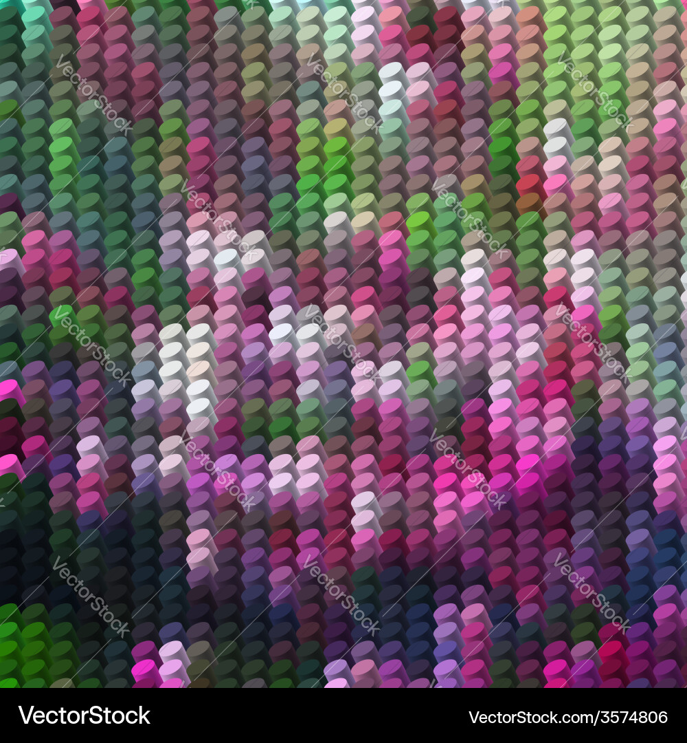 Abstract background with column mosaic vector image