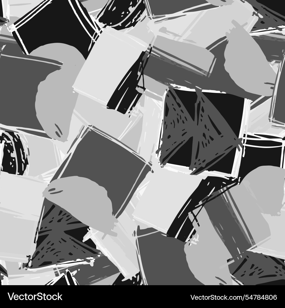 Abstract geometric pattern with squares and sharp Abstract geometric pattern with squares and sharp vector image