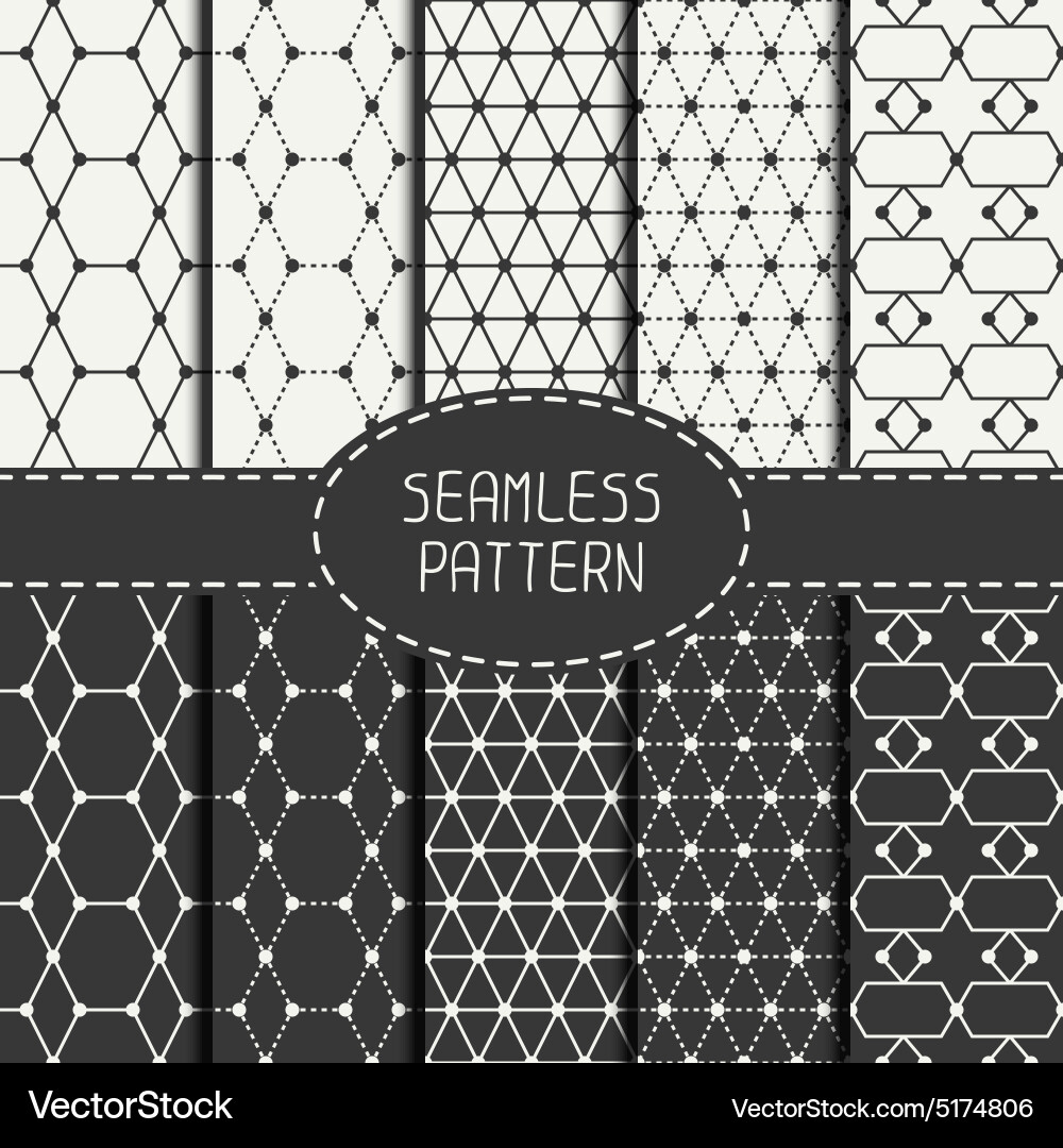 Geometric Polygon Pattern vector image