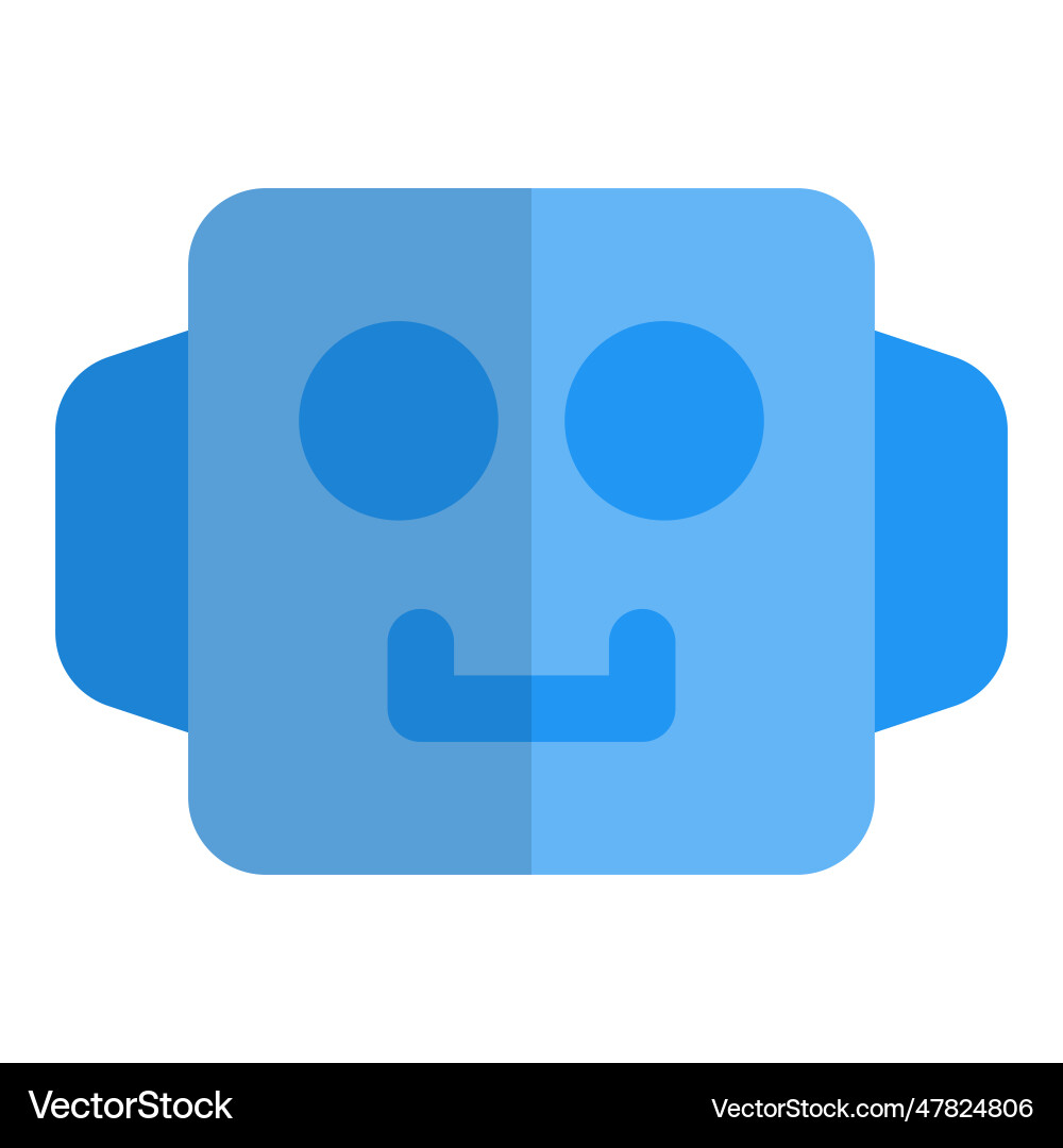 Robot an advanced mechanism that actions vector image
