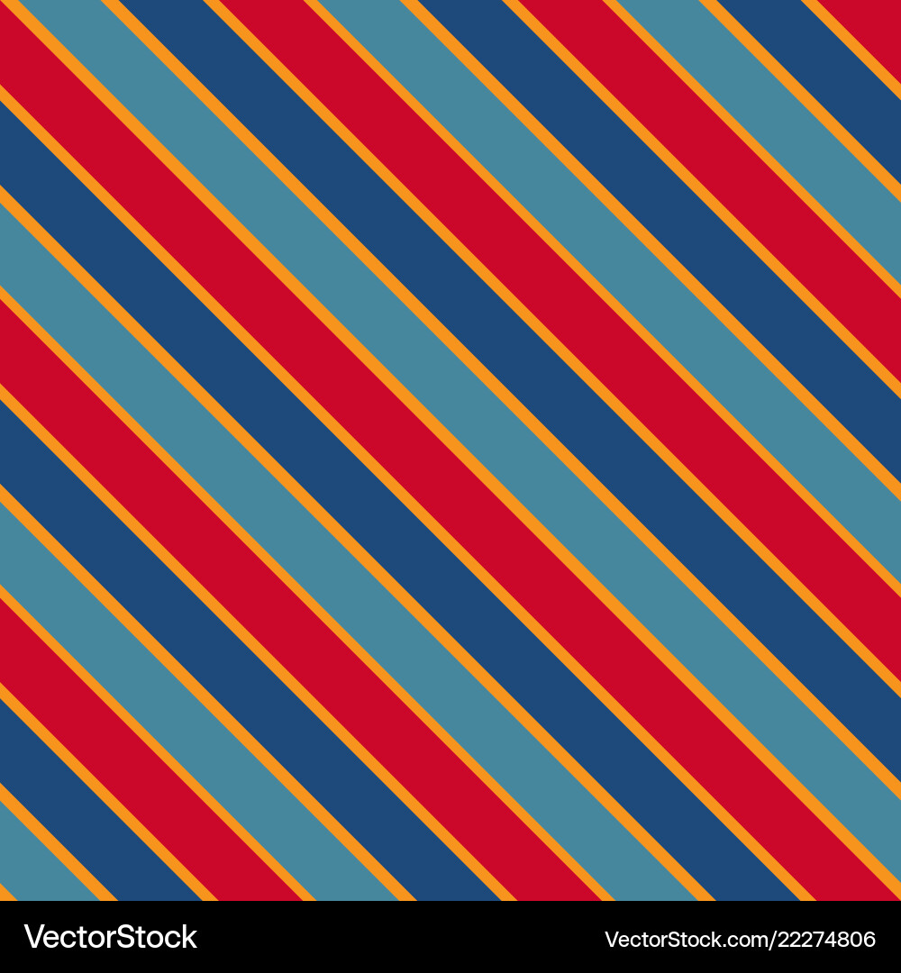 Seamless texture with slated colorful lines Vector Image