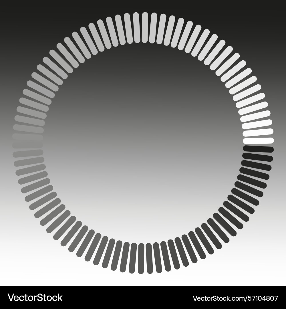 Circular loading bar progress status indicator Circular loading bar progress status indicator Vector Image