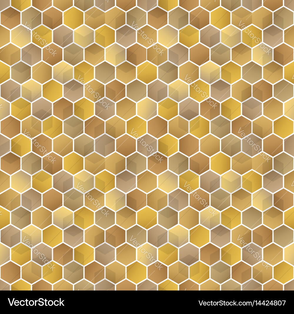 Honeycomb Pattern Background vector image