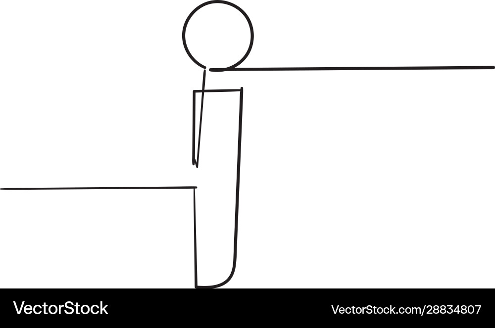 Info sign information icon with simple continuous Info sign information icon with simple continuous vector image