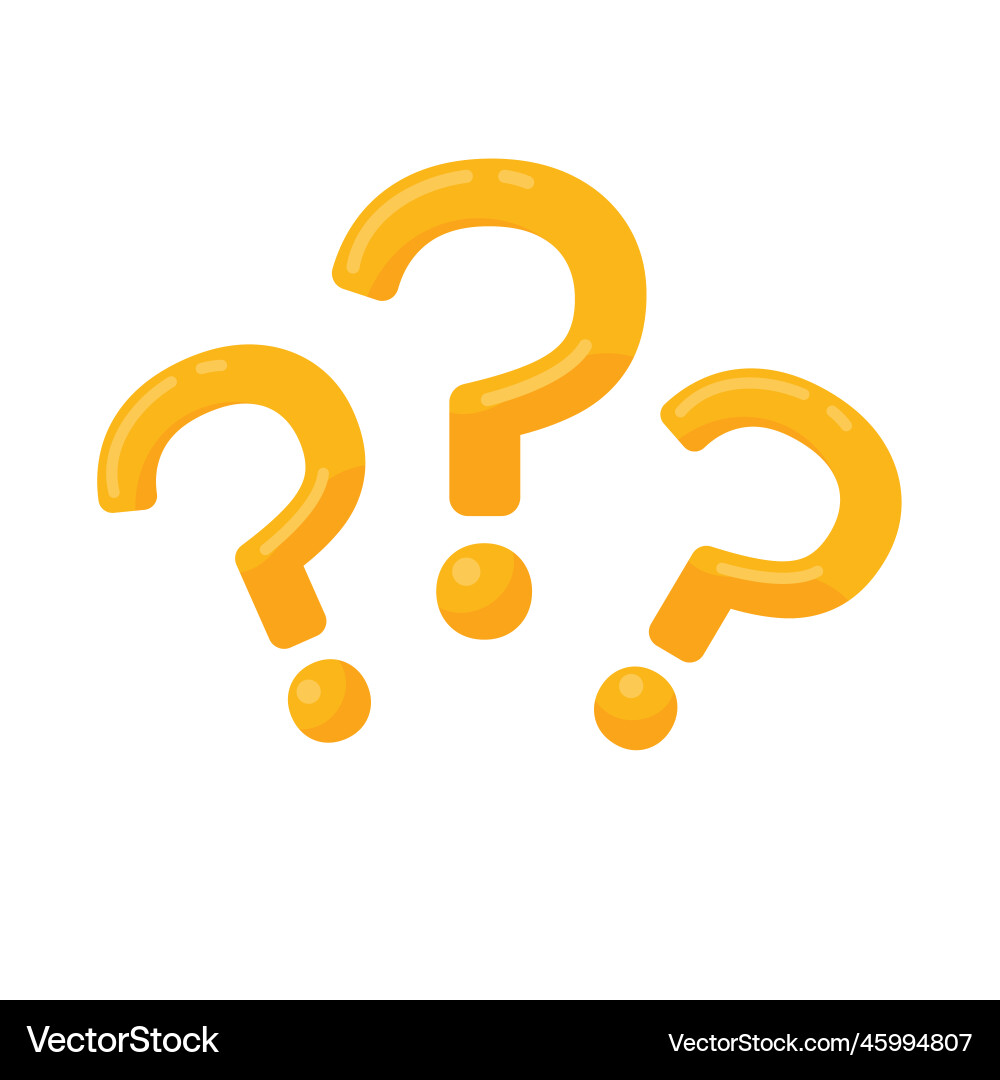 Speech bubbles with question marks doubt concept Speech bubbles with question marks doubt concept Vector Image