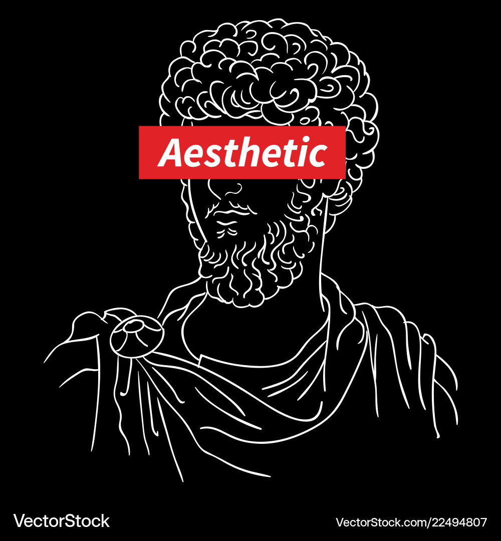 Vaporwave Aesthetic Tee Vector Image