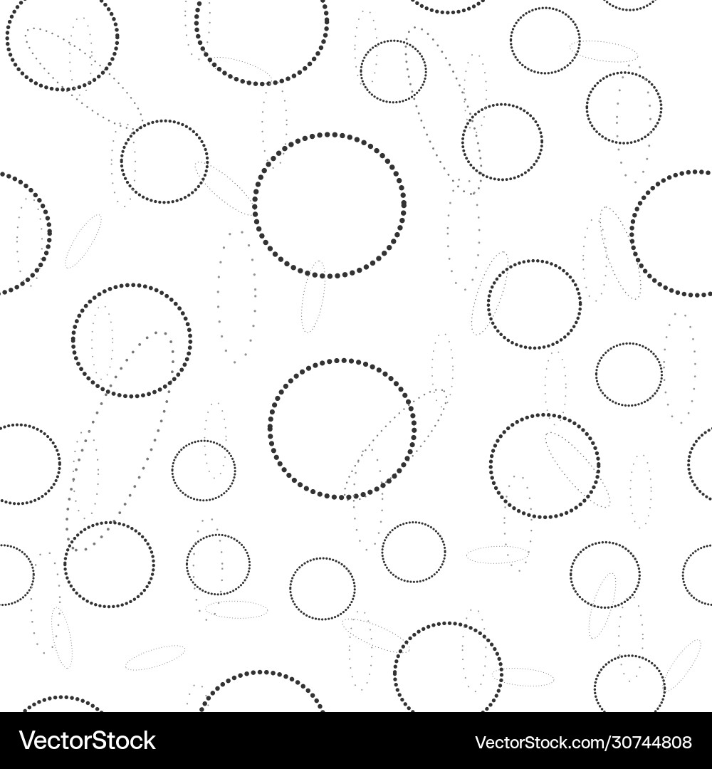 Abstract Dotted Circle Pattern vector image