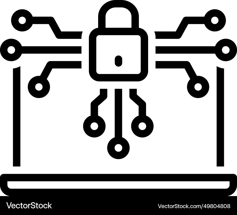 Encryption vector image