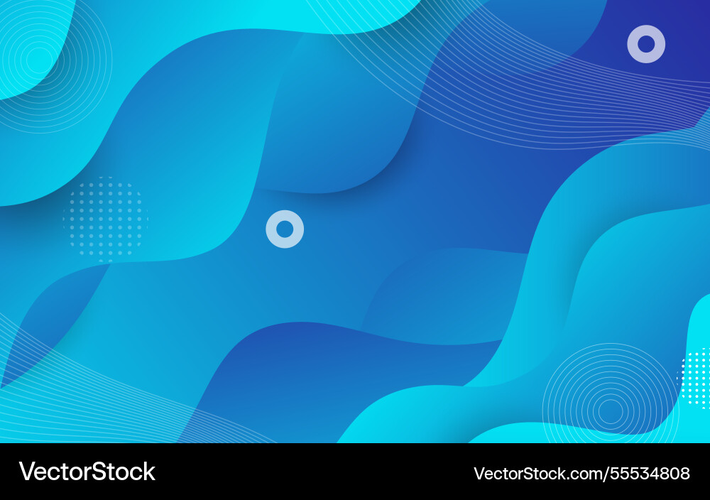 Fluid gradient shapes with memphis elements Fluid gradient shapes with memphis elements vector image