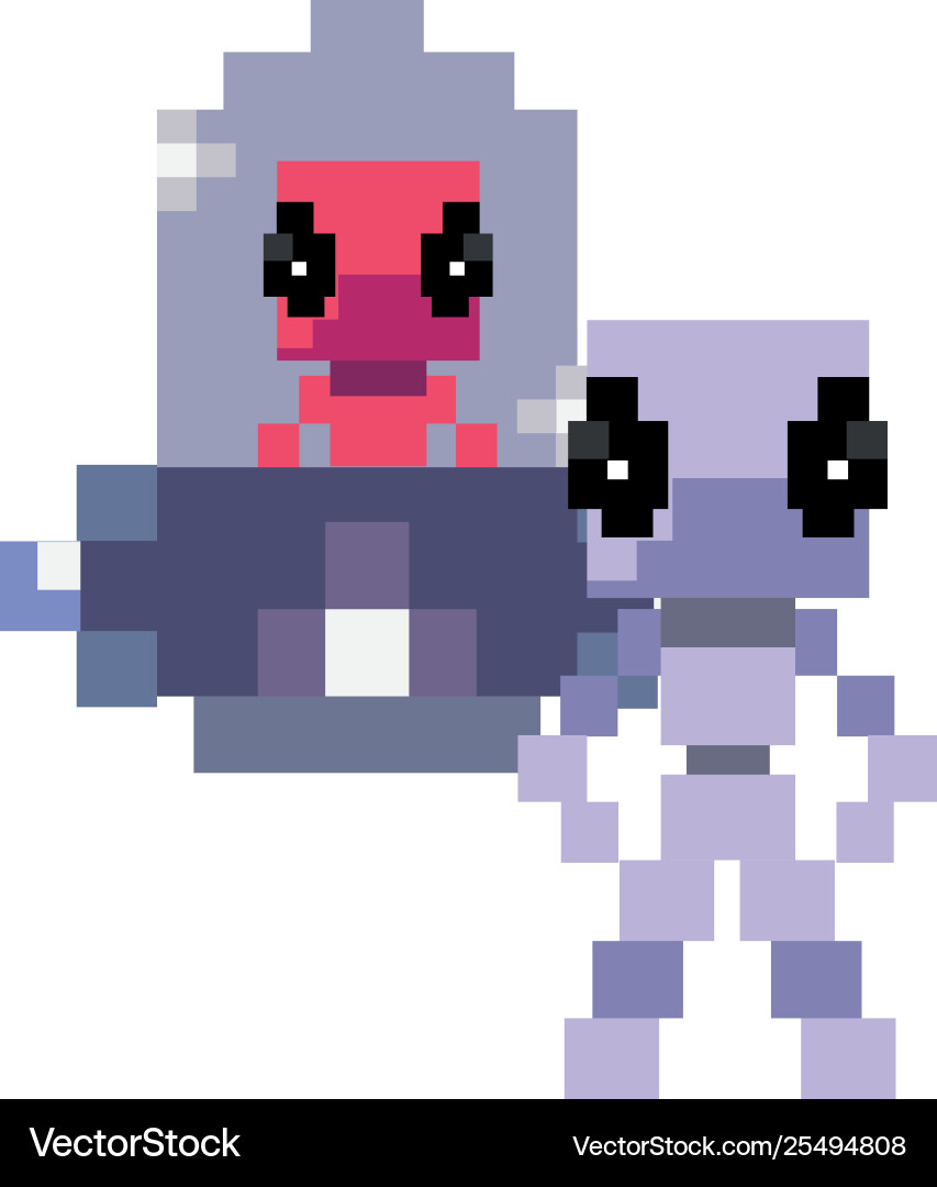 Invader video game retro Vector Image