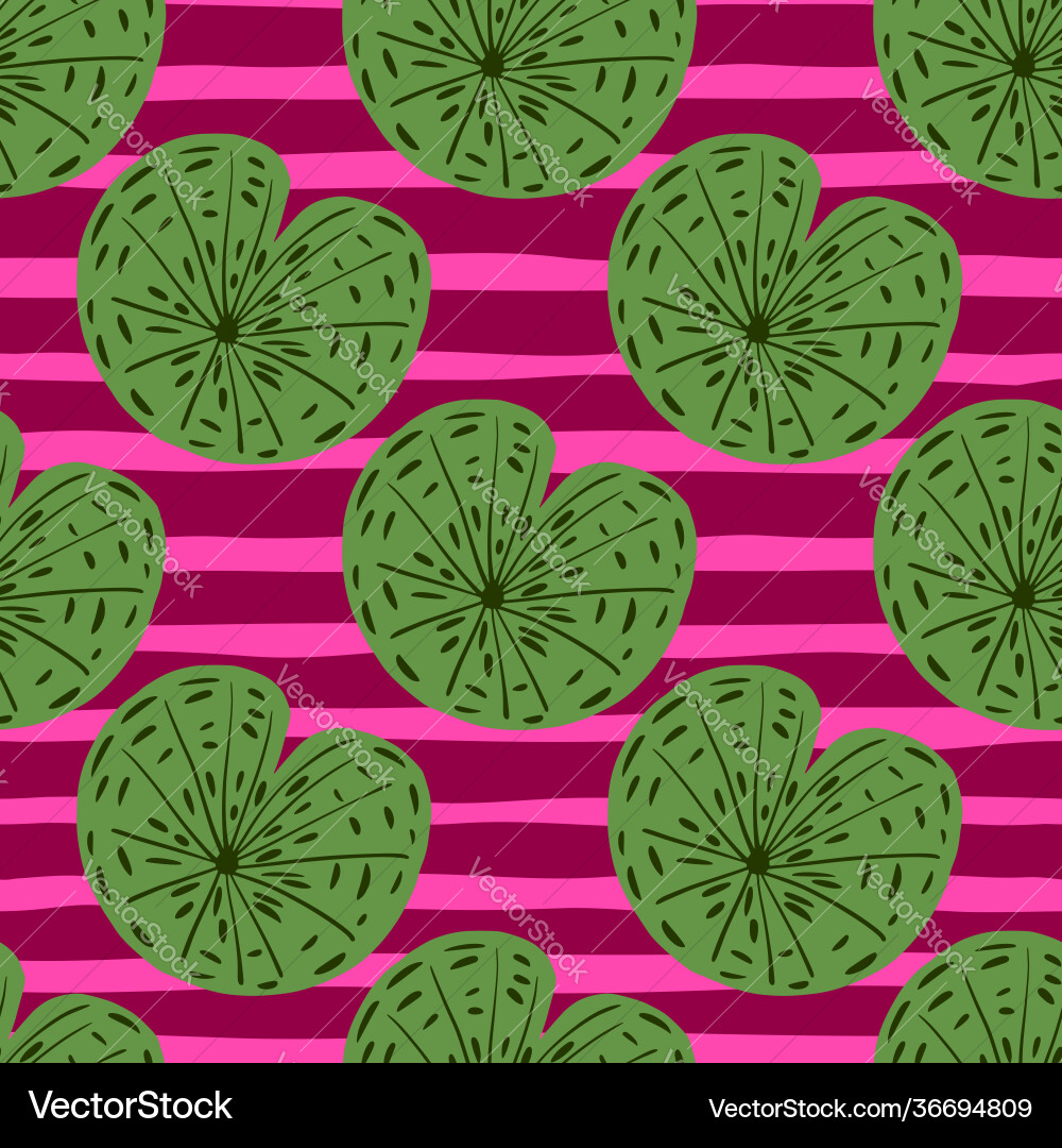 Abstract botanic seamless pattern with green Abstract botanic seamless pattern with green vector image