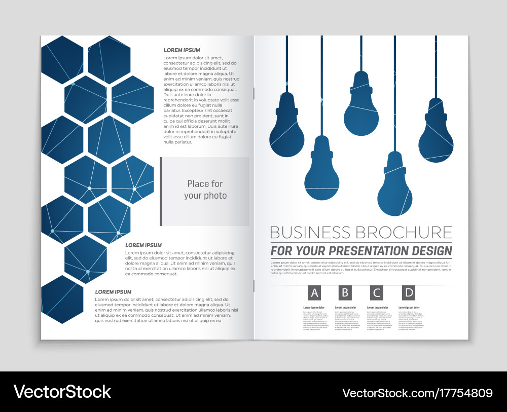 Abstract layout background set for art vector image