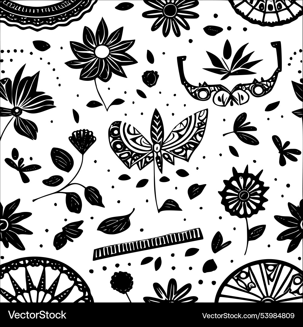 Decorative paper abstract pattern Vector Image