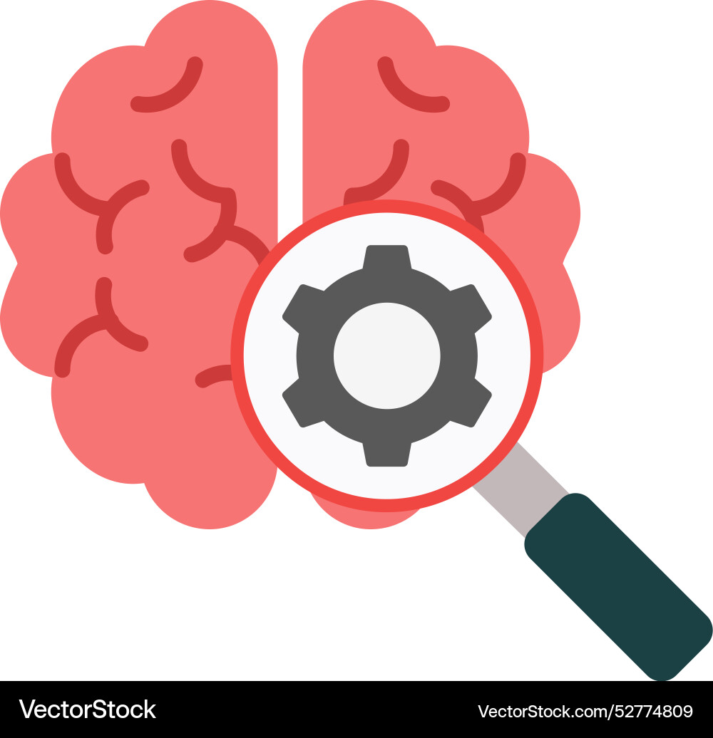 Deep learning icon design Vector Image