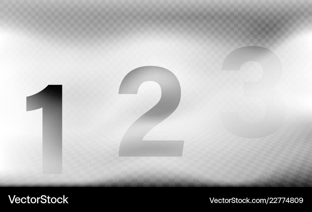 Realistic fog with three level of depth Realistic fog with three level of depth Vector Image