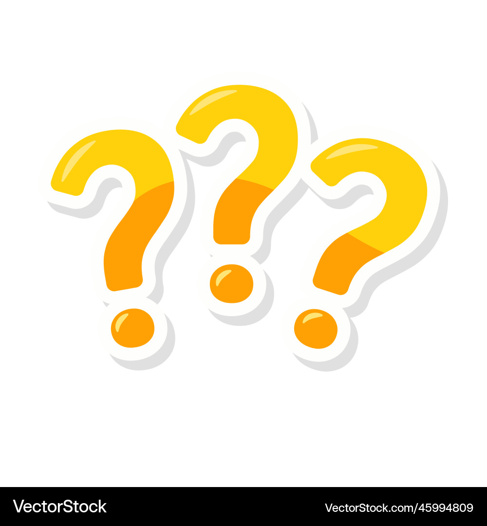 Speech bubbles with question marks doubt concept Speech bubbles with question marks doubt concept Vector Image