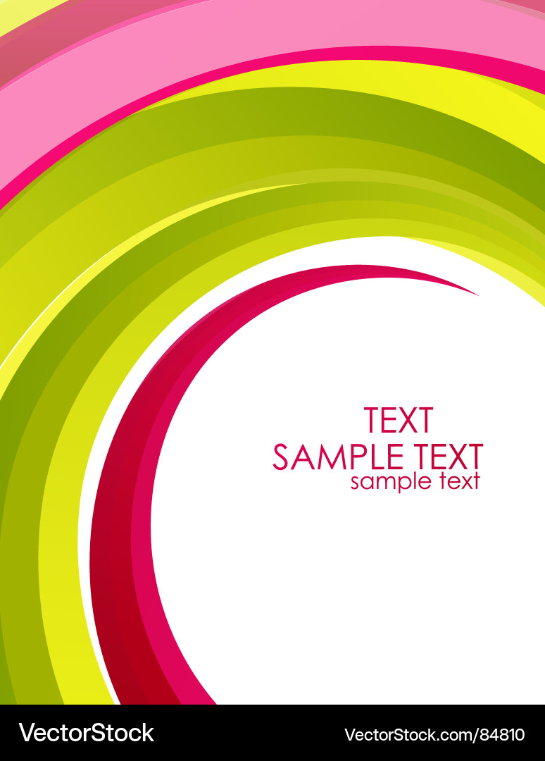 Abstract Swirl Background vector image