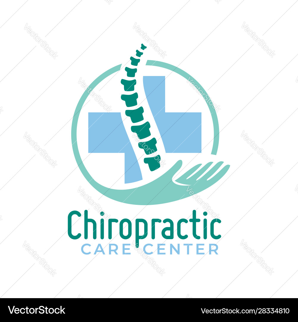 Chiropractic Logo Spine Gesundheit medizinische Versorgung Chiropractic Logo Spine Gesundheit medizinische Versorgung vektorbild