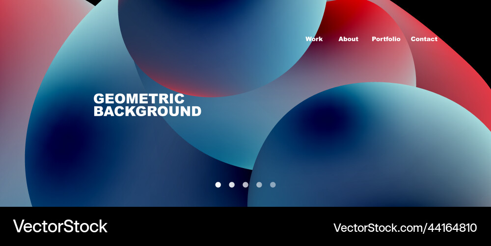 Fluid Abstract Shapes Background vector image