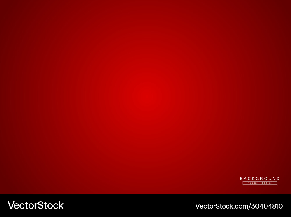Gradient red background vector image