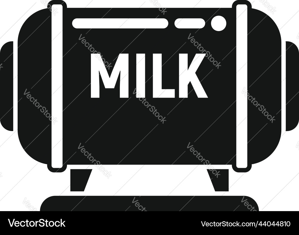 Milk tank icon simple food production Milk tank icon simple food production vector image