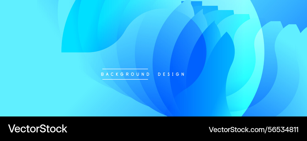 Abstract blue waves create dynamic background Abstract blue waves create dynamic background vector image