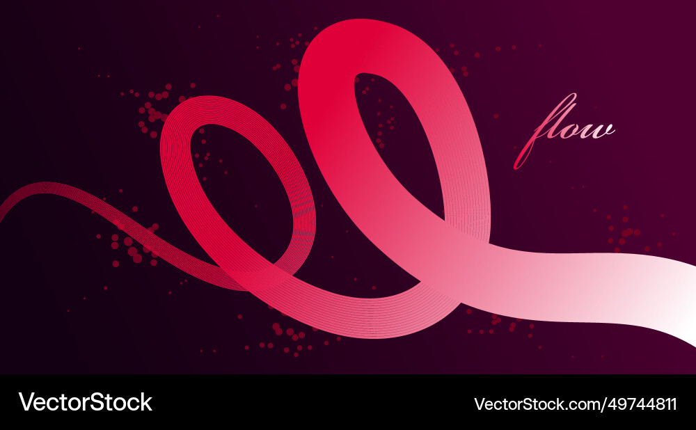 Abstract red lines in 3d motion dimensional Abstract red lines in 3d motion dimensional vector image