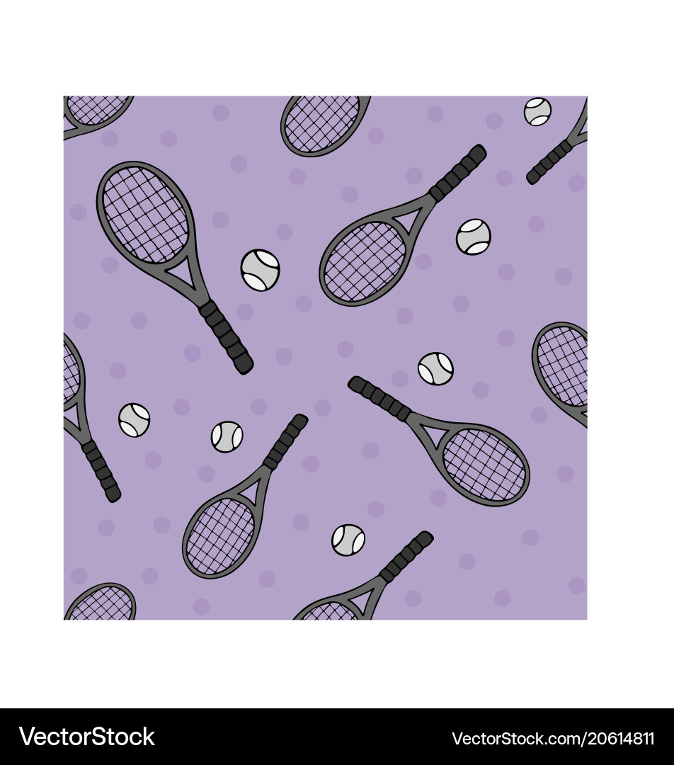 Bright seamless pattern with sports objects vector image