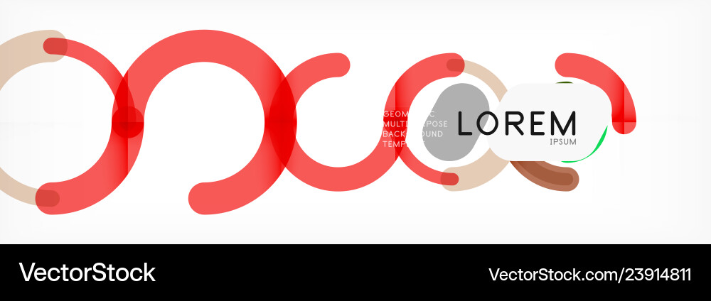 Circular lines design background Vector Image