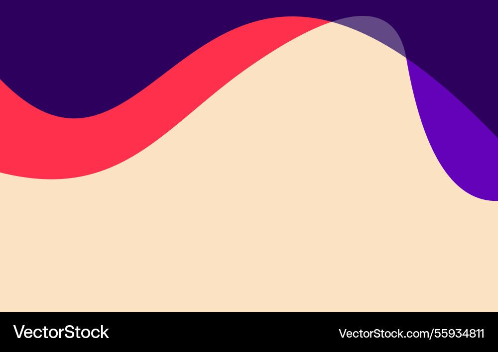 Fluid wave colorful abstract background dynamic Vector Image