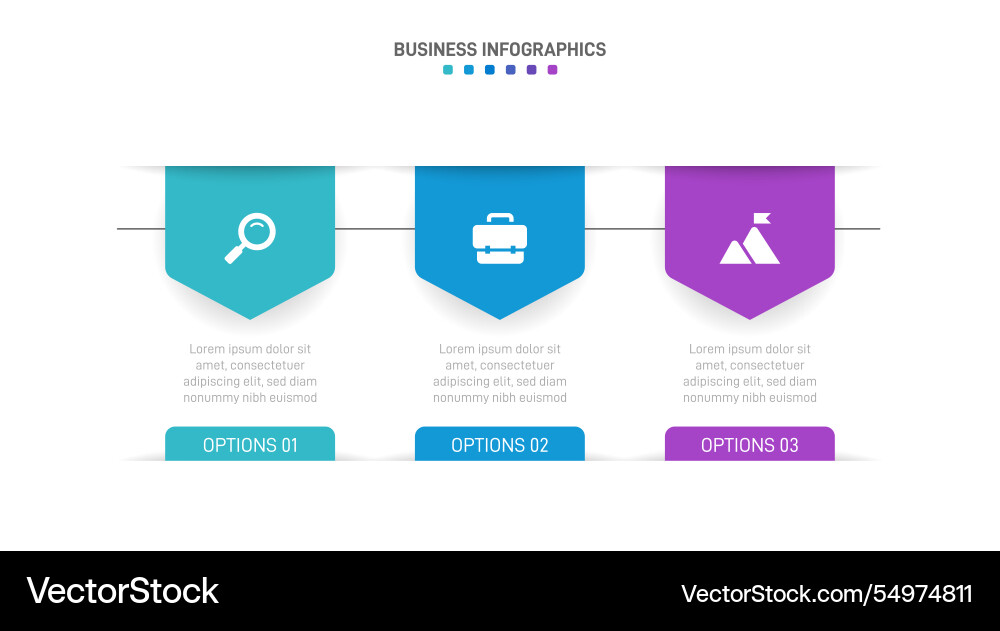 Horizontal progress bar featuring 3 arrow-shaped Horizontal progress bar featuring 3 arrow-shaped vector image