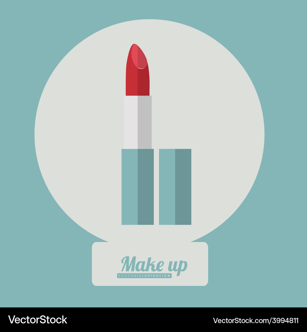 Make up design vector image