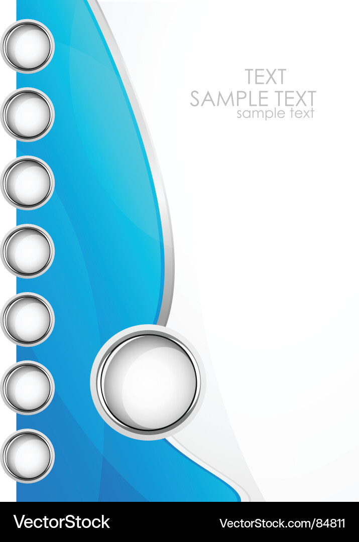 Modern Button Template vector image