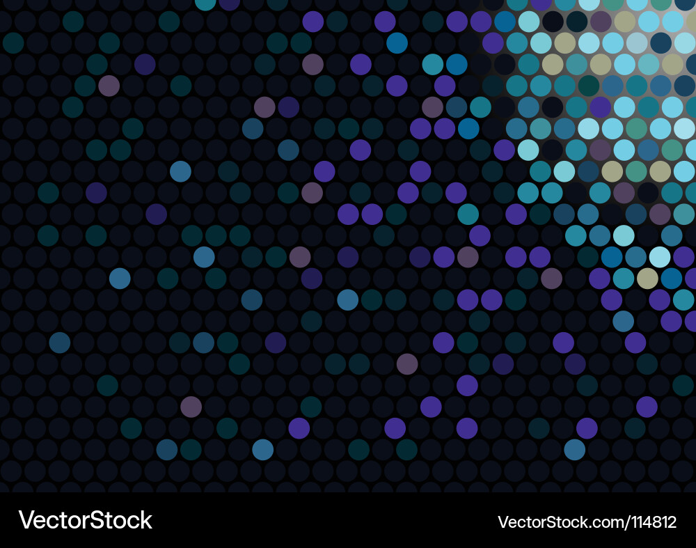 Dark Pixel Grid Background Vector Image