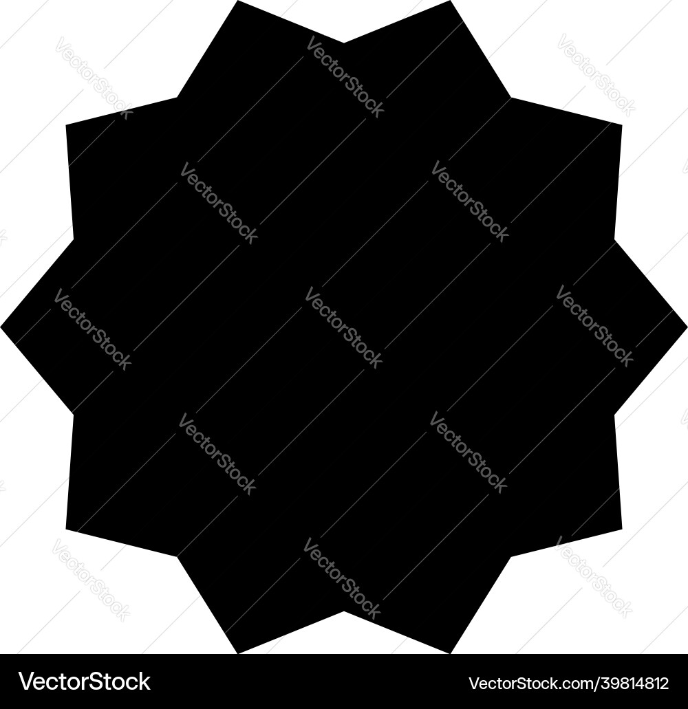Empty button banner shape element vector image