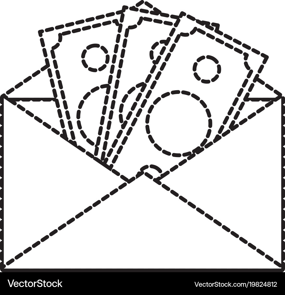 Isolated envelope design vector image