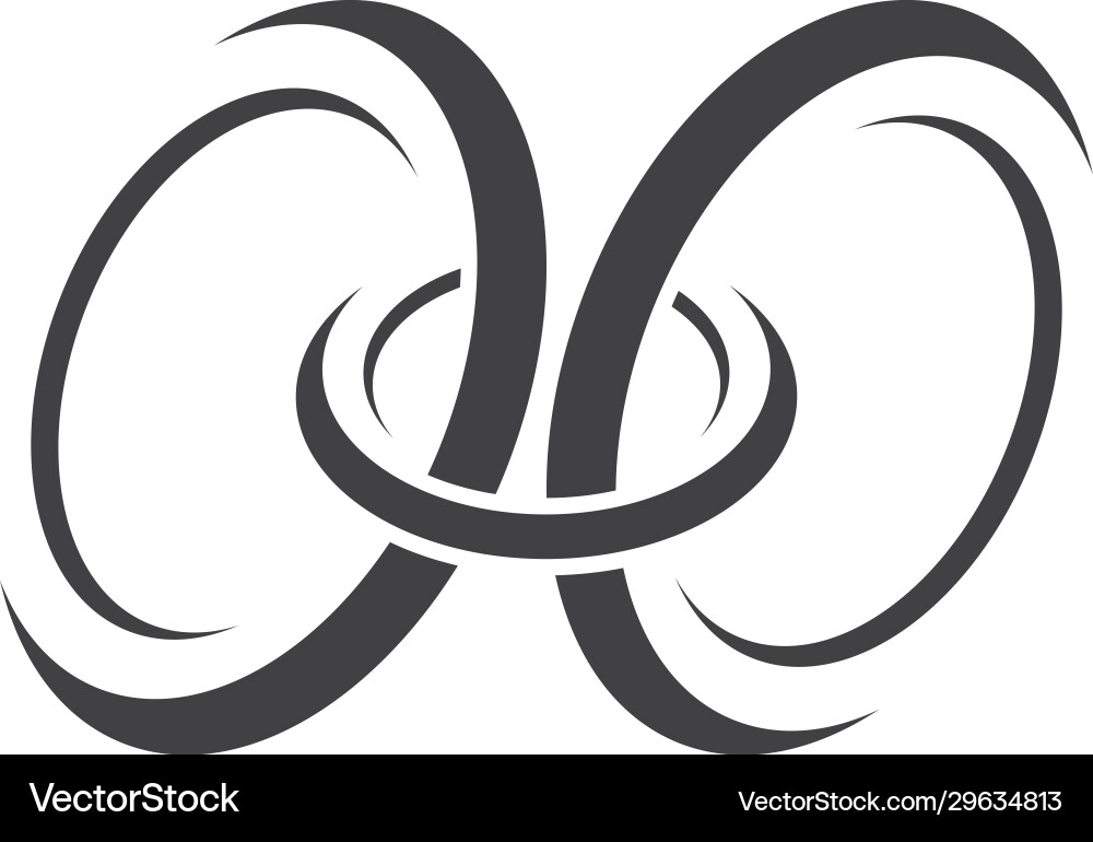Connected Loop Icon vector image