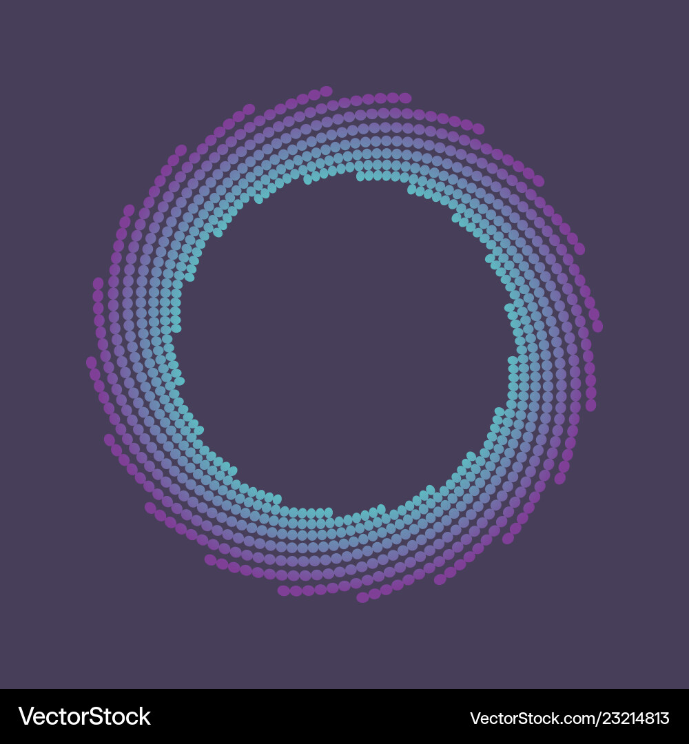Halftone dots forms Halftone dots forms vector image