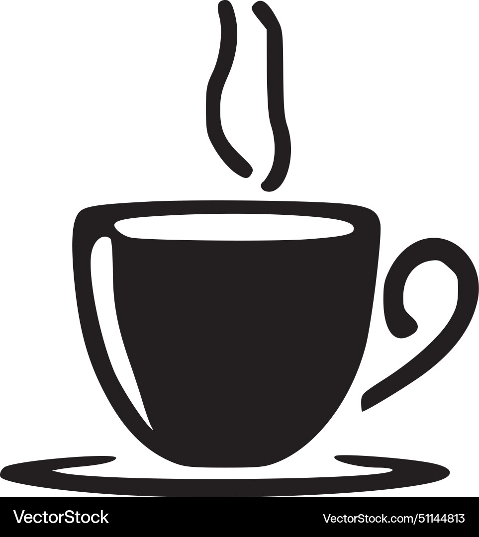 Kaffee - minimalistisches und flaches Logo Kaffee - minimalistisches und flaches Logo vektorbild