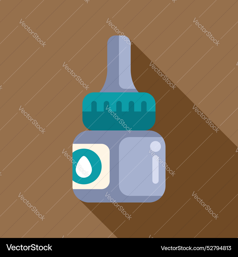 Nasal spray dropper bottle treatment relieving Vector Image