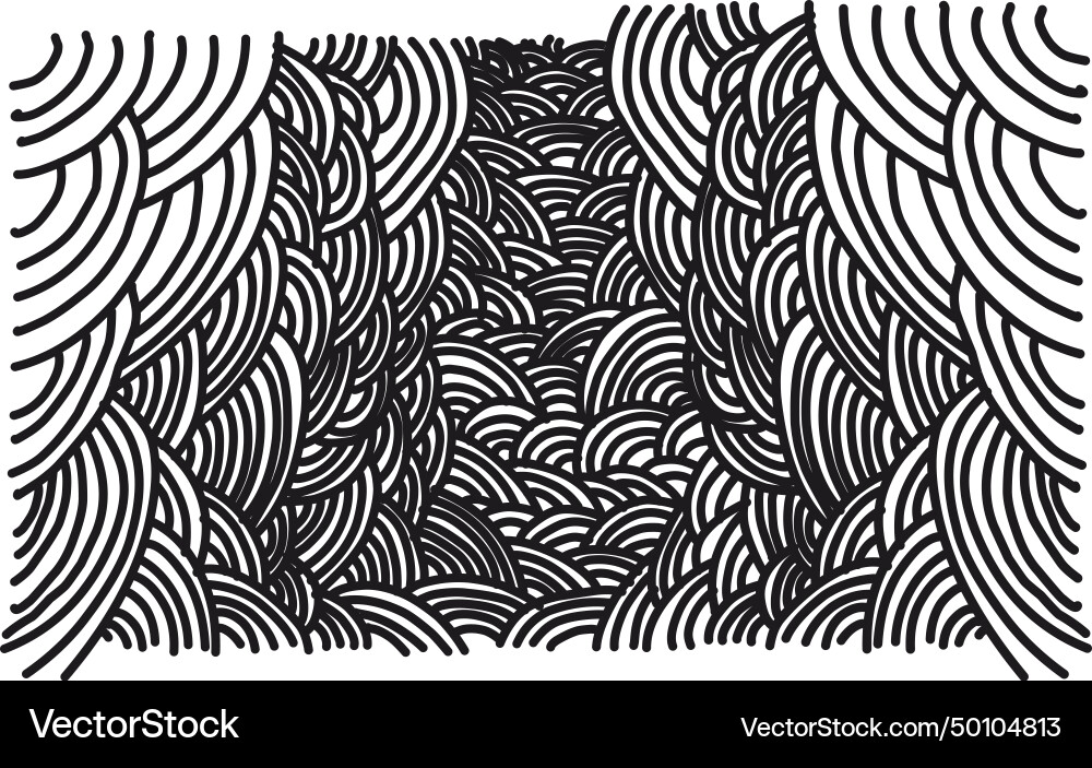 Seamless pattern background of doodles and curls Seamless pattern background of doodles and curls Vector Image
