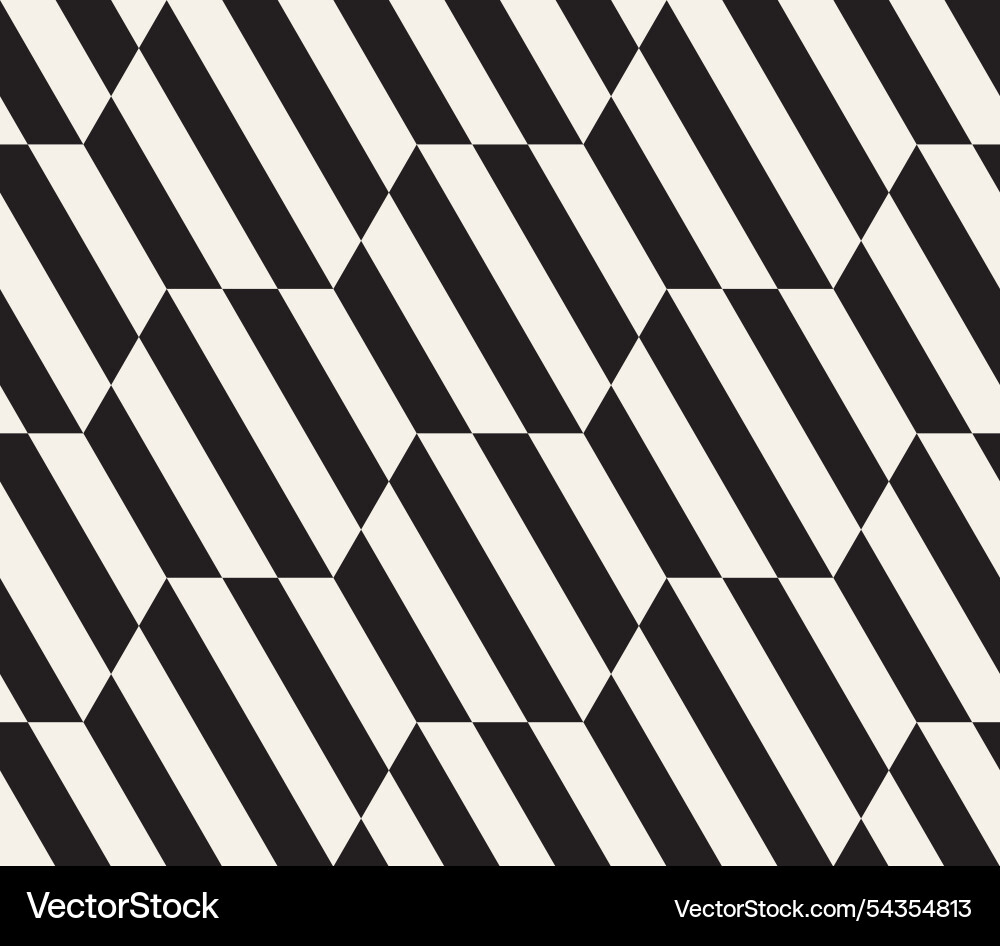 Seamless pattern repeating geometric elements Vector Image