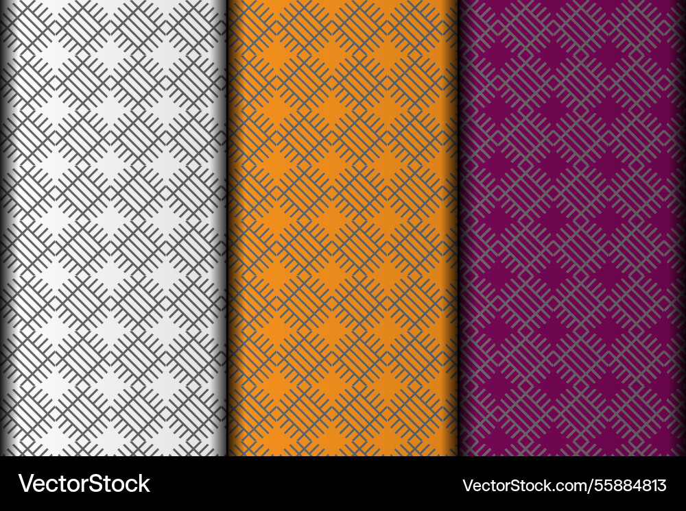 Yellow square pattern design vector image