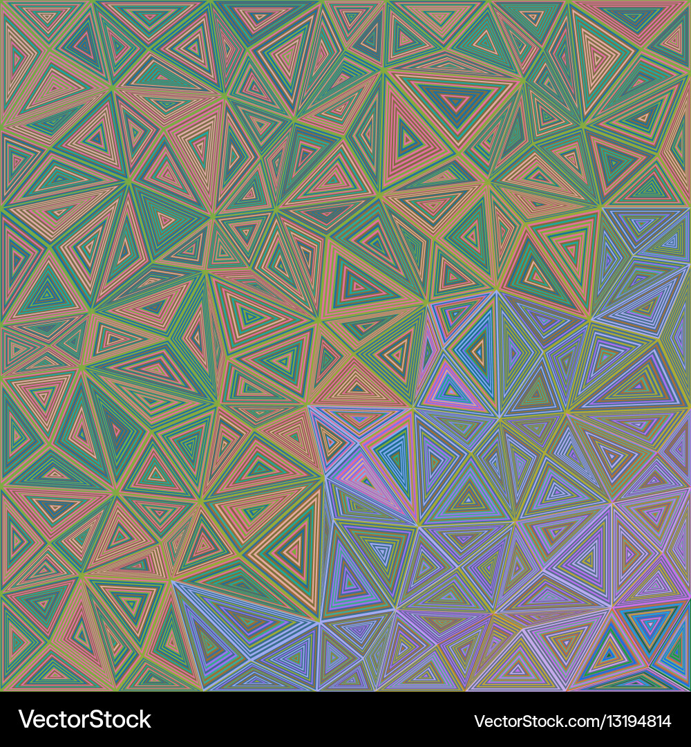 Abstract triangle puzzle pattern background vector image