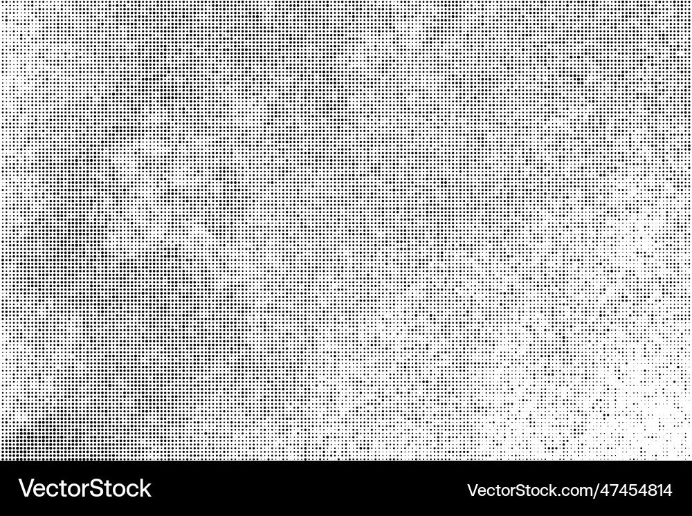 Black halftone dotted backdrop vector image