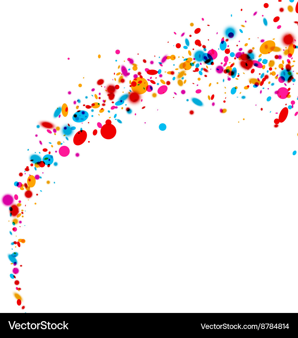 Colorful Paint Splash Background Vector Image